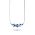 Starlit Waves | Collier avec fermoir infini en verre Firefly en argent sterling 925